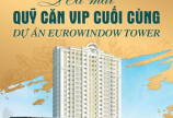 Thời điểm vàng để mua chung cư Euro Window Park City