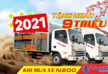 Xe tải JAC N200 1T9 thùng dài 4m3 động cơ ISUZU 