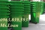 Thùng rác 240L giảm giá rẻ giao hàng toàn quốc. Call: 0963.839.593 Ms.Loan