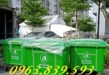 Thùng rác 660lit có 4 bánh xe, thùng rác công cộng 660L./ Gọi 0963.839.593 Ms.Loan