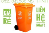 Phân phối thùng rác nhựa HDPE, thùng rác 120lit 240lit 0911041000
