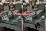 Mẫu mộ đá xanh rêu công giáo tại Hưng Yên